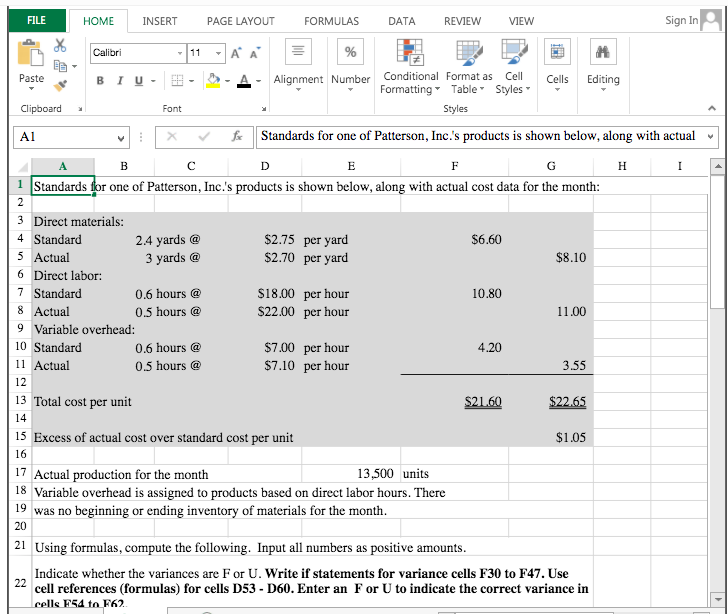 FILE HOME INSERT PAGE LAYOUT FORMULAS DATA REVIEW VIEW Sign In