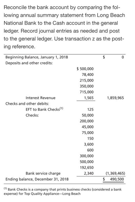 Top Quality Appliance (TQA). TQA is a manufacturer of kitchen appliances. TQA