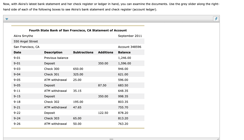(MONTHLY, QUARTERLY) 6. Checking account reconciliation How Do You Balance Your Checkbook?