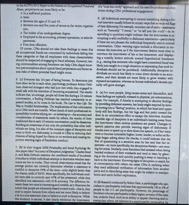 4 5 Fraud Article - DIRECTIONS As an Accountant or an Auditor,