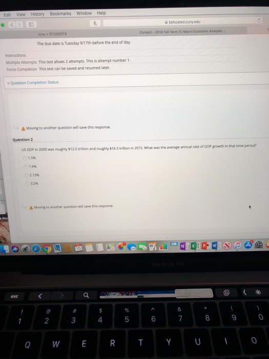 1 If GDP grows at 5% per year, how long will it