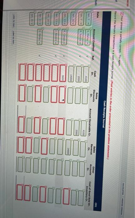 7-01 1-12 CALCULATOR Cullumber Coutes a perpetual inventory system and both an