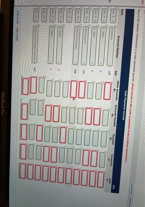 accounts receivable and an accounts payable subsidiary leaper Balances related to both
