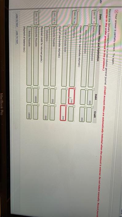 the general ledger and the respeto MERT Culomber are indicated in the