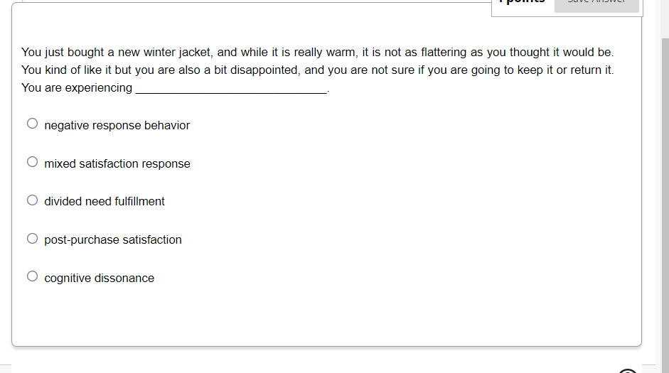  You just bought a new winter jacket, and while it is