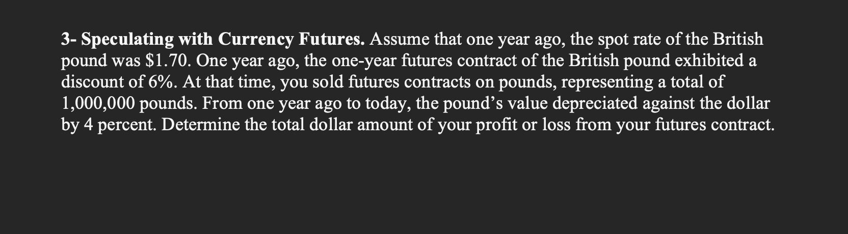 Mexican peso whose 90-day forward rate is $.102 and spot rate is