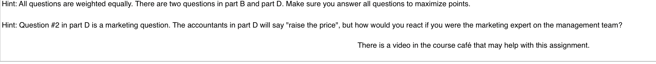 Assignment Instructions: Anderson Metals manufactures and sells #3 steel rebar that is