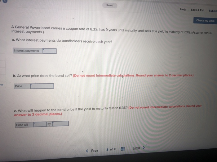  Saved Help Save &Exit Submit Check my work A General Power