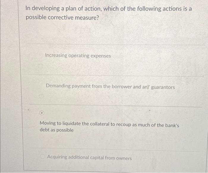 position Rapid changes in borrower's fixed asset concentrations Significant increase in borrower's
