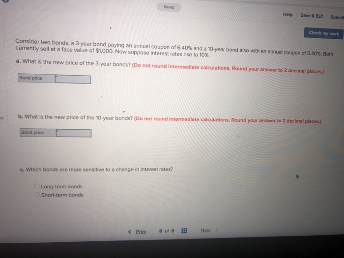  Seved Help Save & Exit Submit Check my work Consider two