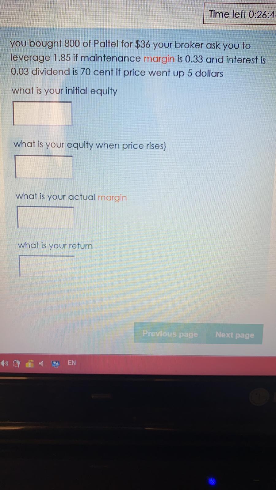 please help me very fast Time left 0:26:4. you bought 800