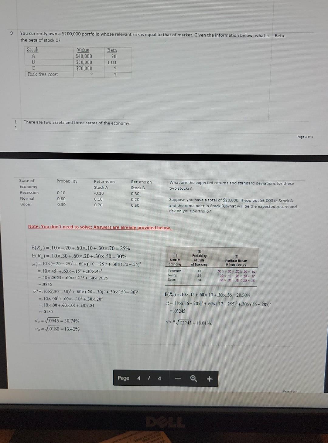 Y, then the beta of firm X must be greater than that