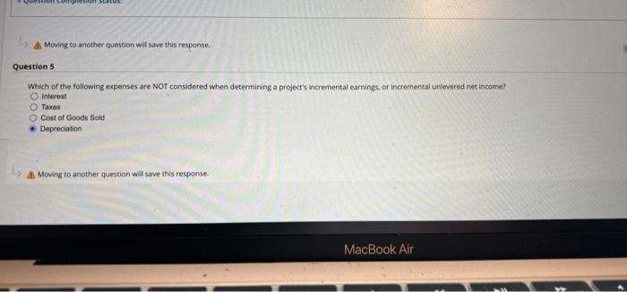  con completion status: Moving to another question will save this response.