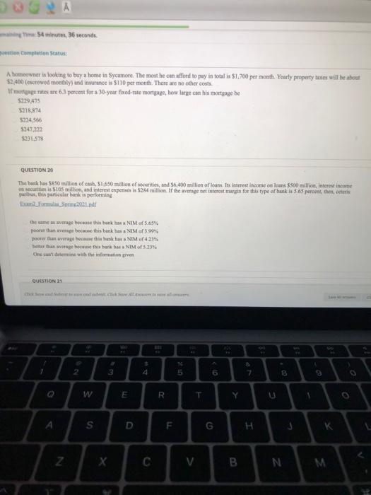 get them clear by zooming in close. 2 questions 19 and 20.