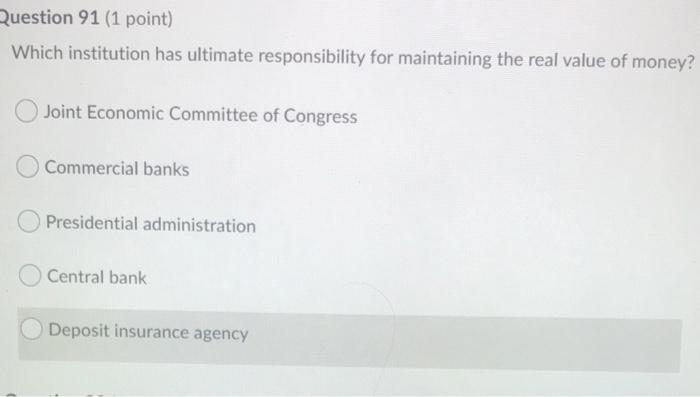 not given the Board of Governors and the FOMC formal authority over