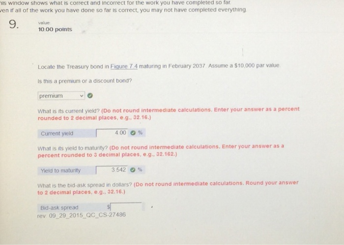  is window shows what is correct and incorrect for the work