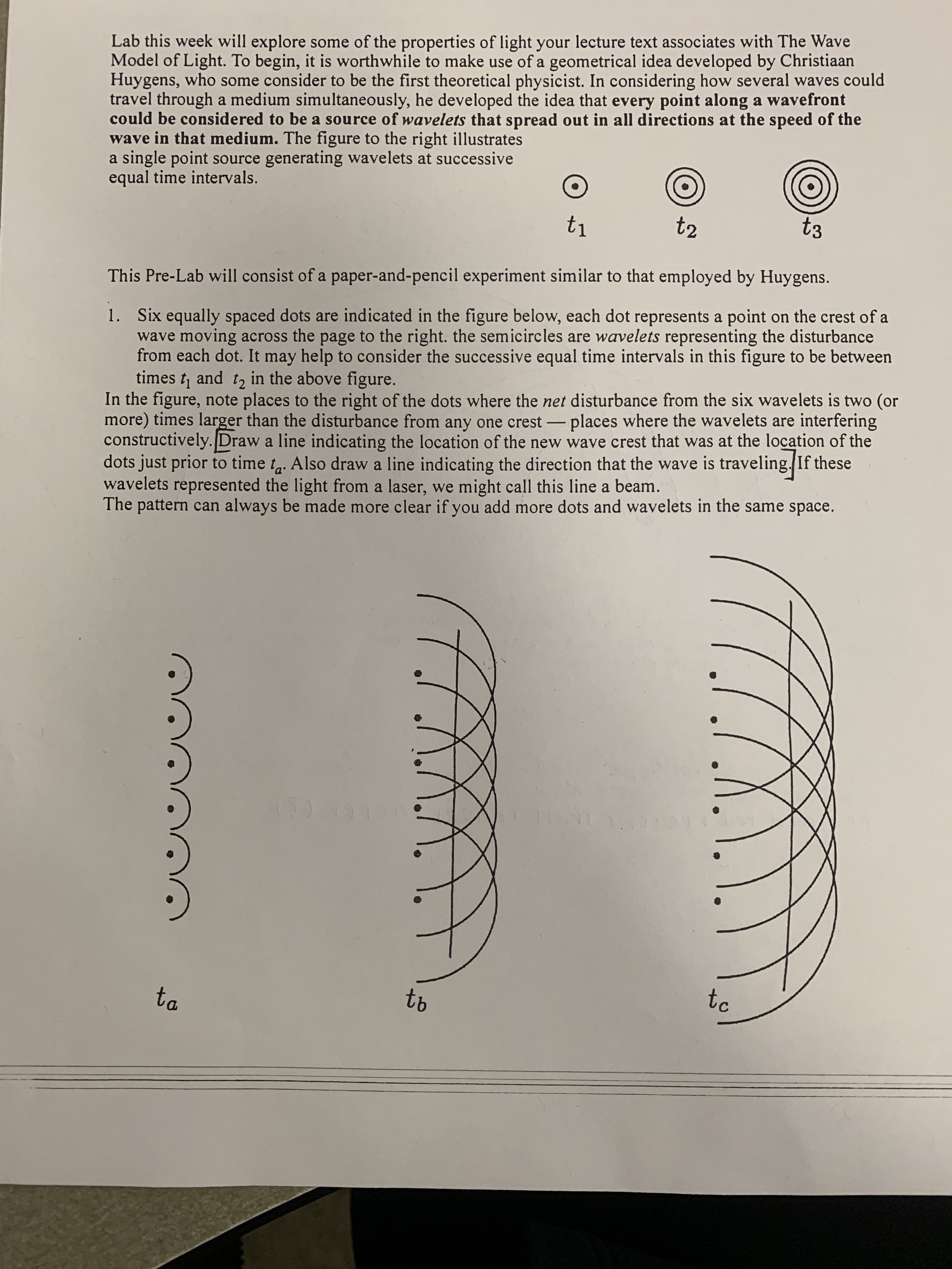 the same speed as they made up a new wavefront. However, waves