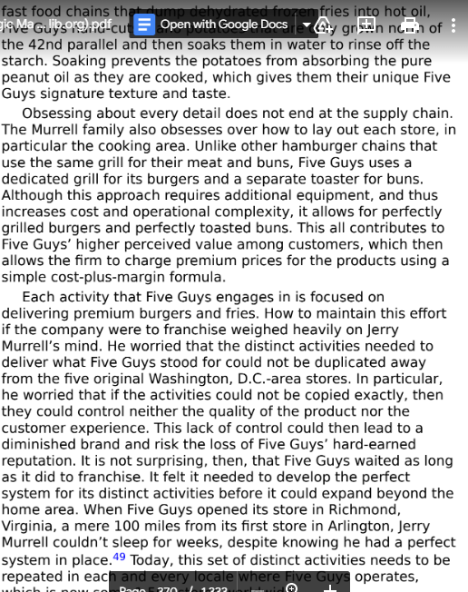 activities. therefore. are one ofthe key internal drivers of performance differences across