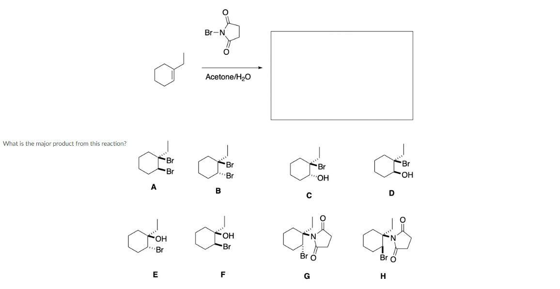 Please explain how you know it's correct. Acetone /H2O What is the