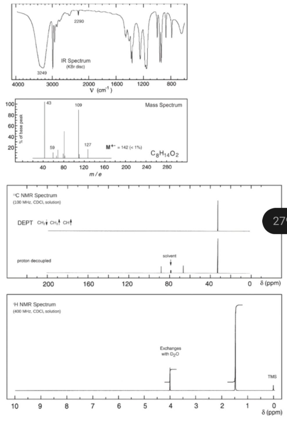 Can someone show me the steps into finding the structure and the