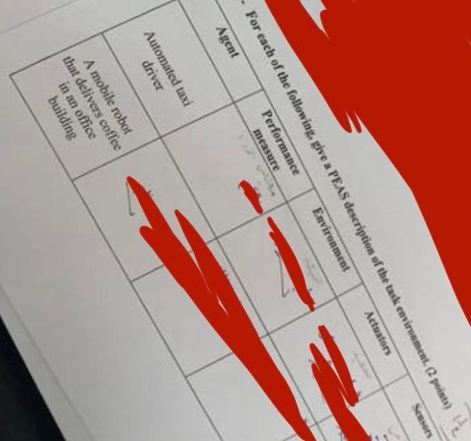  Course name: Artificial Intelligence 