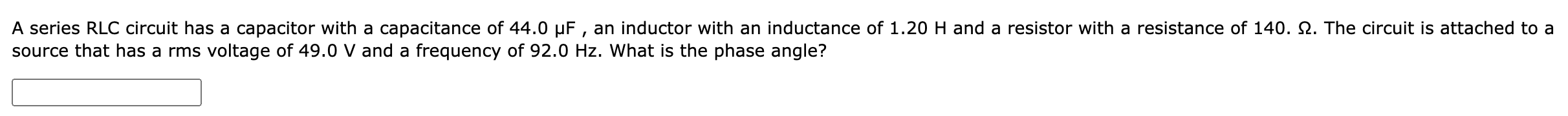 if the emf frequency is 1.10 kHz? Voltage 0.00 s 0.01 0.02