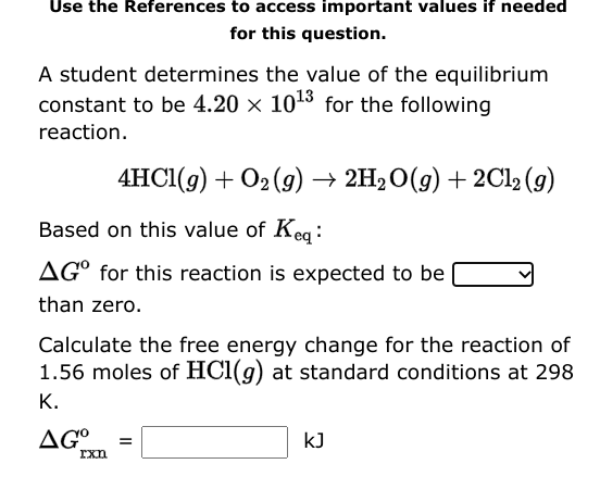  Use the References to access important values if needed for this