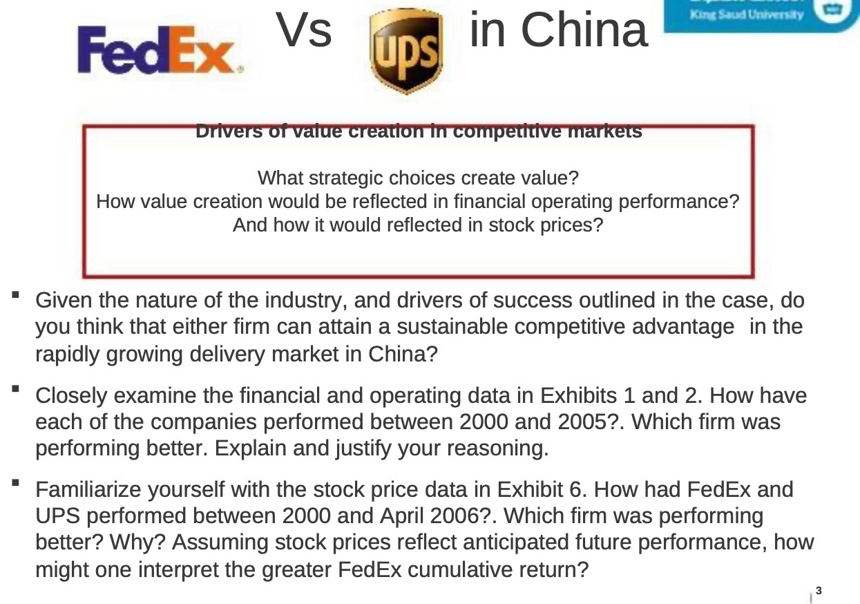  What strategic choices create value? How value creation would be reflected