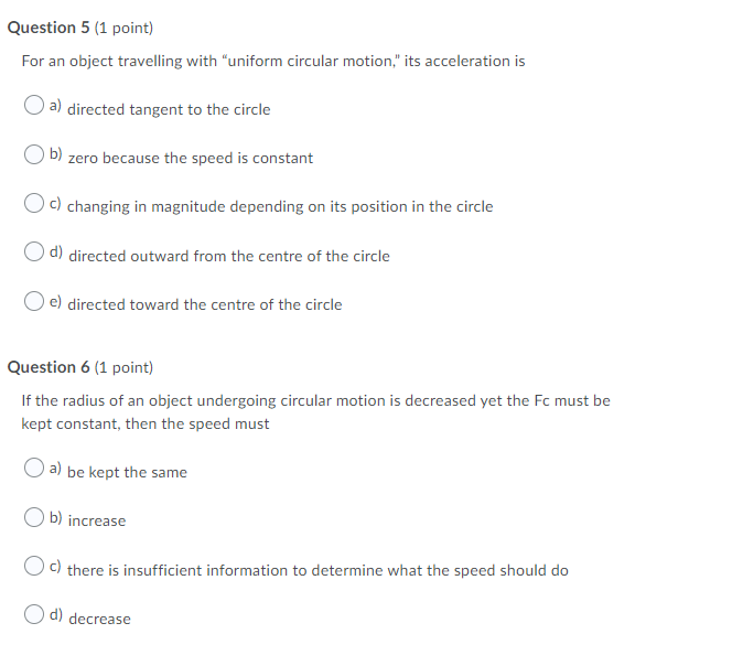 is the passenger's centripetal acceleration? O a) 0.43 m/52 O b) 0.