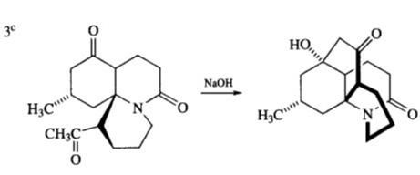 Write the mechanical steps for preparing the following reaction? NaOH