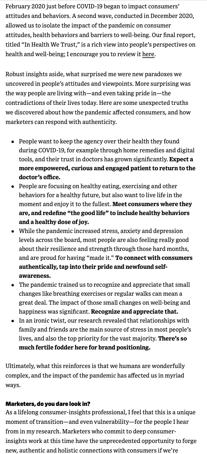 summarize you can give your personal opinion. THE SURPRISING WAYS COVID-19 CHANGED