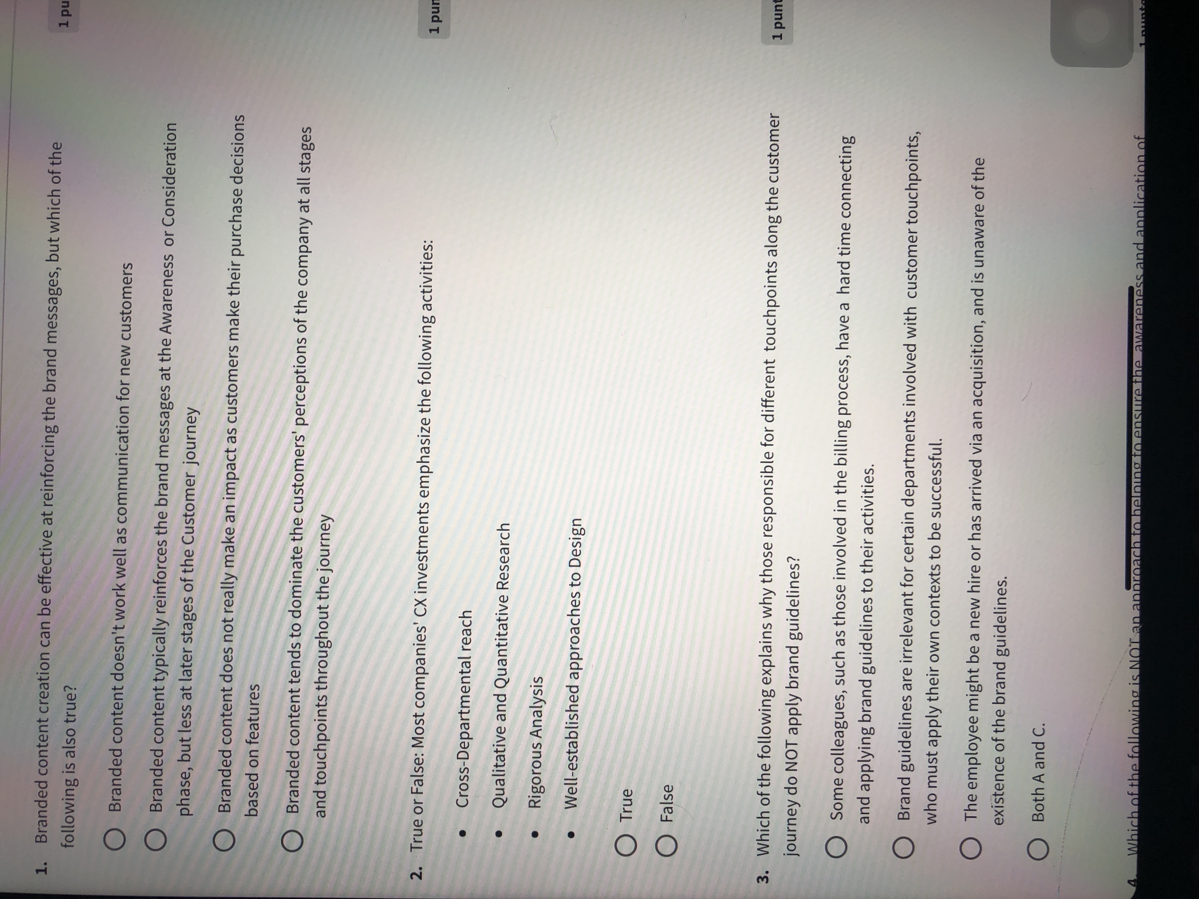  1. Branded content creation can be effective at reinforcing the brand