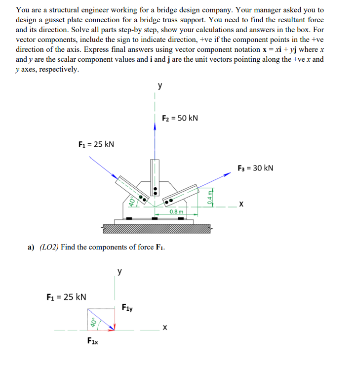  You are a structural engineer working for a bridge design company.