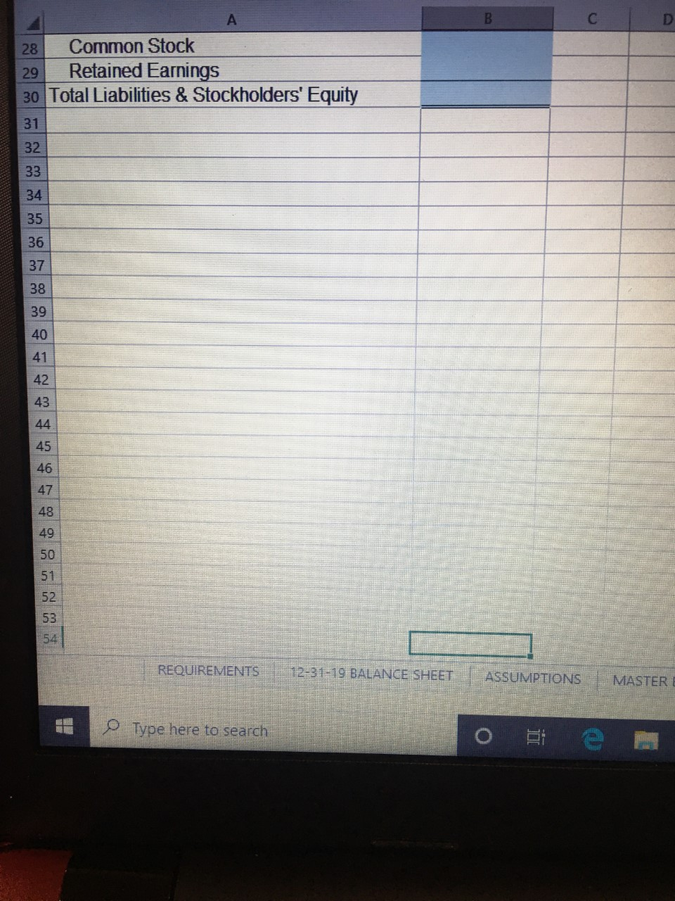 17 Retained Earnings 18 Total Liabilities & Stockholders' Equity 19 165,000 402.000