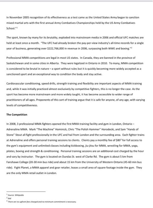 you. MKTG1012 Continuing Case Assignment - Part 2 This is Part II