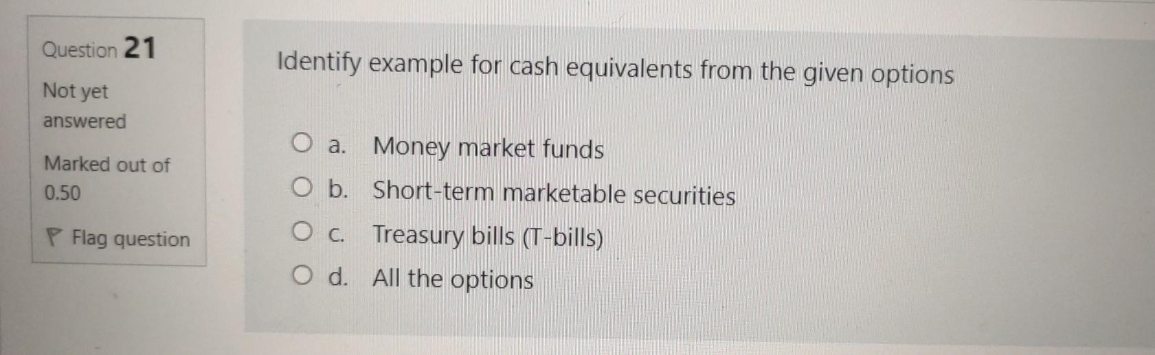 Which of the given options is correct about reconciled cash balance? Not