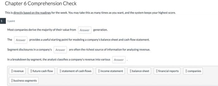 help me please This is directly based on the readings for the