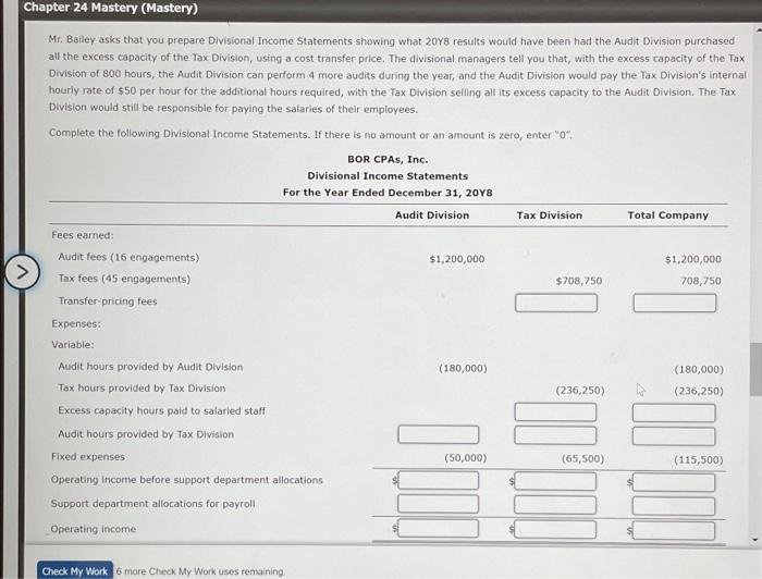 and Business Tax. BOR, a decentralized organization, is interested in evaluating the