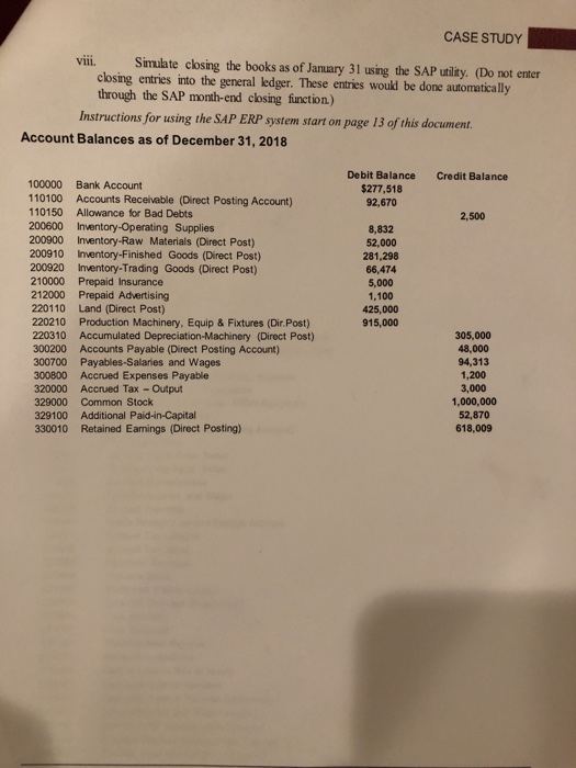  I need help with general journal entries, please. CASE STUDY vii.