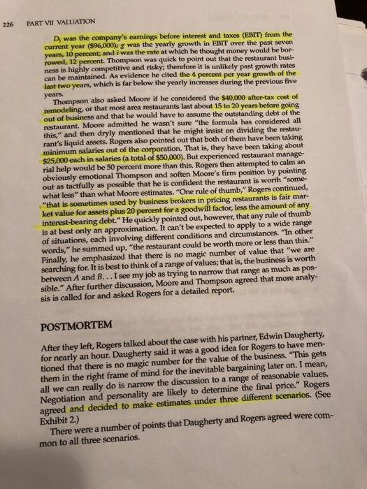 3 4 L.A. CAFE VALUATION Pat Thompson was stunned by the estimate