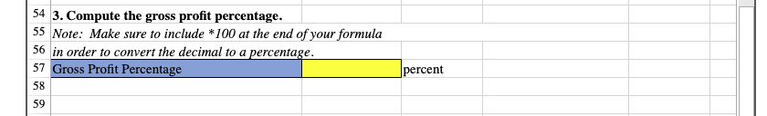 ANSWERS WITH EXCEL FORMULAS ONLY PLEASE!
