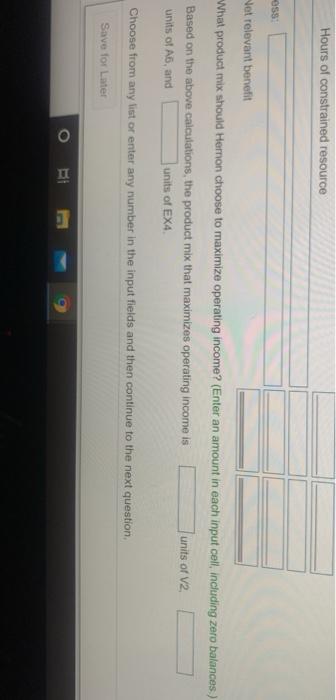 to produce one unit on the regular machine 1.0 Additional information includes