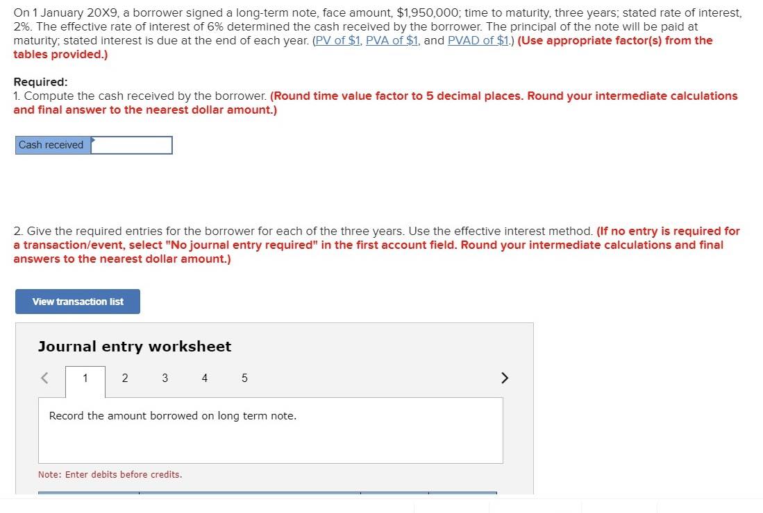  Please, answer both question 1 and 2(and answer all 5 entries
