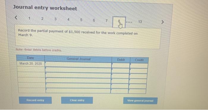 $3,000 cash for the annual premium on an insurance policy. 20 Received