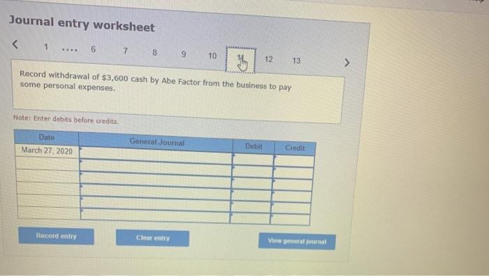 delivered April 7. They must be paid for within 15 days of