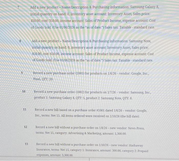 credit card charges, and cash payments) to your company. Based on what