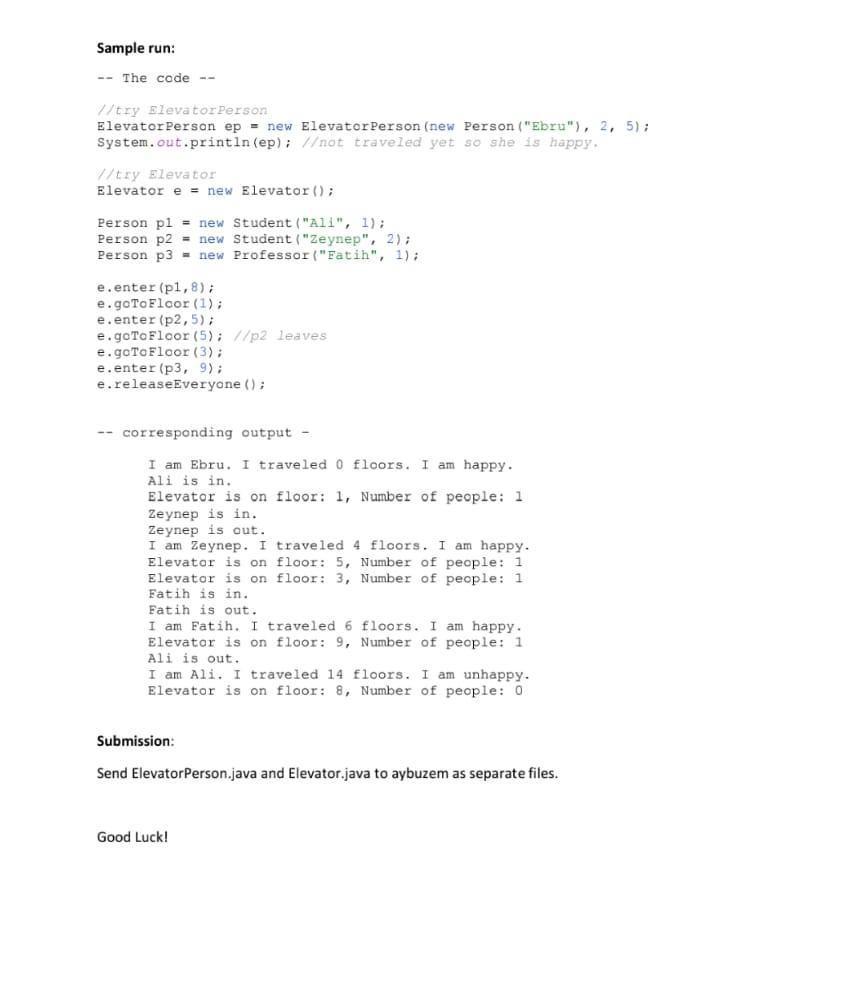 will use which are Mystack (from the lecture), Person, Student and Professor