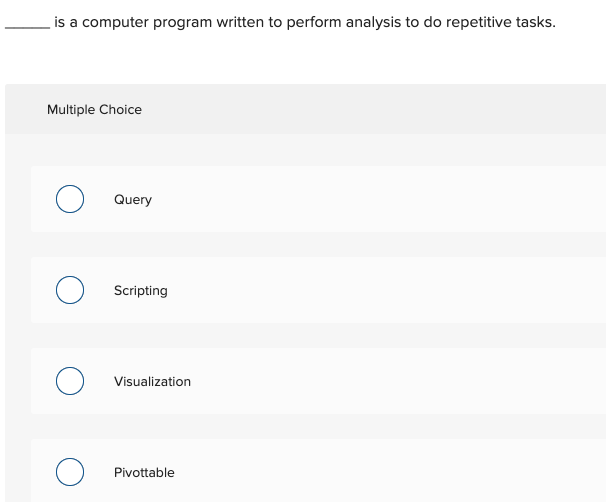 is a computer program written to perform analysis to do repetitive