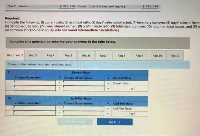financial statements of Cabot Corporation follow. All sales were on credit; selected