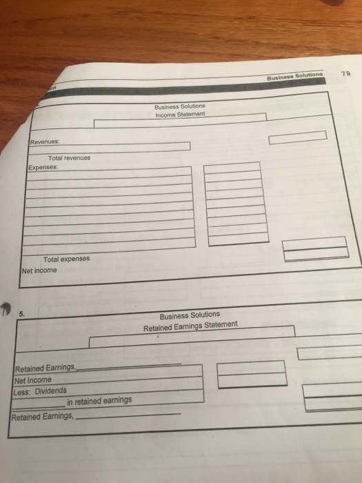 prior to preparing financial statements for the company's first three months: a.